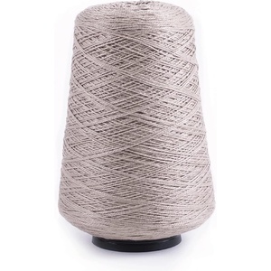 Silk City Fibers, 5/2 Perle Mercerized Cotton Yarn for Machine Knitting, Weaving and Crochet, Hemp, 1 Cone, Designer Yarn for Premium Garments, Delicate Shawls and Fingering Weight Projects(Pompeii Dust)