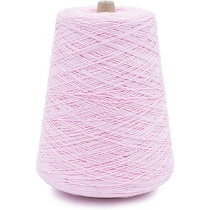 Silk City Fibers, 5/2 Perle Mercerized Cotton Yarn for Machine Knitting, Weaving and Crochet, Hemp, 1 Cone, Designer Yarn for Premium Garments, Delicate Shawls and Fingering Weight Projects(Baby Pink)