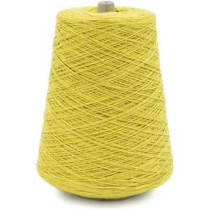 Silk City Fibers, 5/2 Perle Mercerized Cotton Yarn for Machine Knitting, Weaving and Crochet, Hemp, 1 Cone, Designer Yarn for Premium Garments, Delicate Shawls and Fingering Weight Projects(Mustard)