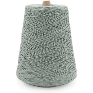 Silk City Fibers, 5/2 Perle Mercerized Cotton Yarn for Machine Knitting, Weaving and Crochet, Hemp, 1 Cone, Designer Yarn for Premium Garments, Delicate Shawls and Fingering Weight Projects(Slate)