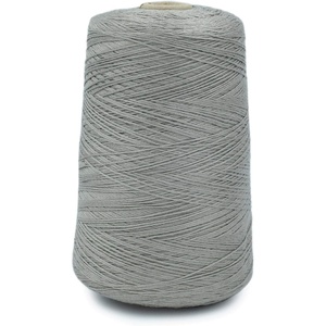 Silk City Fibers, Bambu 7gg 100% Viscose derived from Bamboo Yarn for Machine Knitting, Weaving and Crochet, Red Passion, 1 Cone, Designer Yarn for Garments, Soft Shawls, and Fingering Weight Projects(Mushroom)