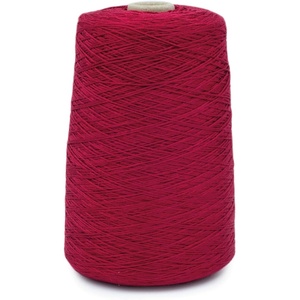 Silk City Fibers, Bambu 7gg 100% Viscose derived from Bamboo Yarn for Machine Knitting, Weaving and Crochet, Red Passion, 1 Cone, Designer Yarn for Garments, Soft Shawls, and Fingering Weight Projects(China Red)