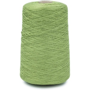 Silk City Fibers, Bambu 7gg 100% Viscose derived from Bamboo Yarn for Machine Knitting, Weaving and Crochet, Red Passion, 1 Cone, Designer Yarn for Garments, Soft Shawls, and Fingering Weight Projects(Snow Pea)