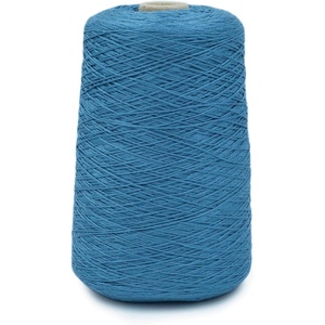 Silk City Fibers, Bambu 7gg 100% Viscose derived from Bamboo Yarn for Machine Knitting, Weaving and Crochet, Red Passion, 1 Cone, Designer Yarn for Garments, Soft Shawls, and Fingering Weight Projects(Smokey Blue)