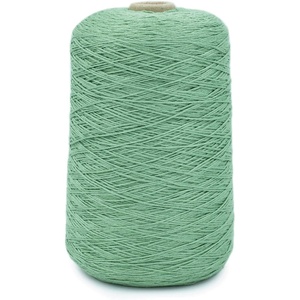 Silk City Fibers, Bambu 7gg 100% Viscose derived from Bamboo Yarn for Machine Knitting, Weaving and Crochet, Red Passion, 1 Cone, Designer Yarn for Garments, Soft Shawls, and Fingering Weight Projects(Cilantro)