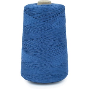 Silk City Fibers, Bambu 7gg 100% Viscose derived from Bamboo Yarn for Machine Knitting, Weaving and Crochet, Red Passion, 1 Cone, Designer Yarn for Garments, Soft Shawls, and Fingering Weight Projects(Sapphire)