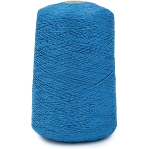 Silk City Fibers, Bambu 7gg 100% Viscose derived from Bamboo Yarn for Machine Knitting, Weaving and Crochet, Red Passion, 1 Cone, Designer Yarn for Garments, Soft Shawls, and Fingering Weight Projects(Indigo)