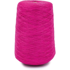 Silk City Fibers, Bambu 7gg 100% Viscose derived from Bamboo Yarn for Machine Knitting, Weaving and Crochet, Red Passion, 1 Cone, Designer Yarn for Garments, Soft Shawls, and Fingering Weight Projects(Magenta)