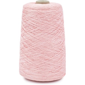 Silk City Fibers, Bambu 7gg 100% Viscose derived from Bamboo Yarn for Machine Knitting, Weaving and Crochet, Red Passion, 1 Cone, Designer Yarn for Garments, Soft Shawls, and Fingering Weight Projects(Conch)