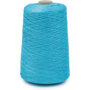 Silk City Fibers, Bambu 7gg 100% Viscose derived from Bamboo Yarn for Machine Knitting, Weaving and Crochet, Red Passion, 1 Cone, Designer Yarn for Garments, Soft Shawls, and Fingering Weight Projects(Tide Blue)