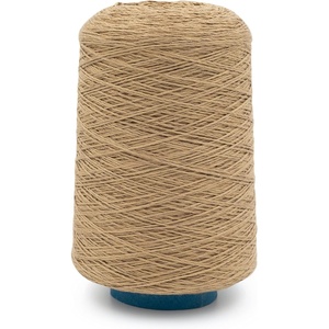 Silk City Fibers, Cotton Bamboo Linen Yarn for Machine Knitting, Weaving and Crochet, Hazelnut, 1 Cone, Designer Yarn for Premium Garments, Soft Shawls and DK Weight Blankets(Hazelnut)