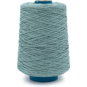Silk City Fibers, Cotton Bamboo Linen Yarn for Machine Knitting, Weaving and Crochet, Hazelnut, 1 Cone, Designer Yarn for Premium Garments, Soft Shawls and DK Weight Blankets(Sage)