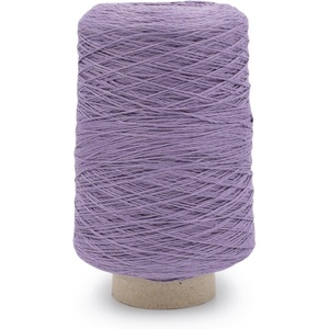 Silk City Fibers, Cotton Bamboo Linen Yarn for Machine Knitting, Weaving and Crochet, Hazelnut, 1 Cone, Designer Yarn for Premium Garments, Soft Shawls and DK Weight Blankets(Purple Haze)
