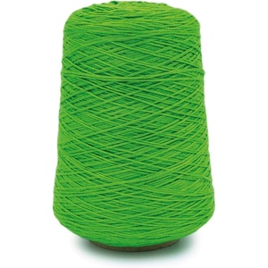 Silk City Fibers, Cotton Bambu Blended Yarn for Machine Knitting, Weaving and Crochet, Honey, 1 Cone, Designer Yarn for Premium Garments, Soft Shawls, and DK Weight Projects(Grass)