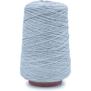 Silk City Fibers, Cotton Bambu Blended Yarn for Machine Knitting, Weaving and Crochet, Honey, 1 Cone, Designer Yarn for Premium Garments, Soft Shawls, and DK Weight Projects(Silver)