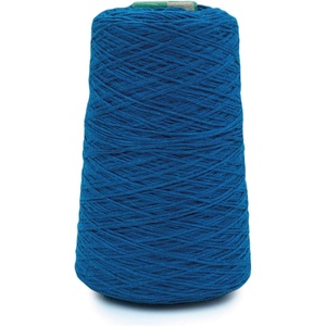 Silk City Fibers, Cotton Bambu Blended Yarn for Machine Knitting, Weaving and Crochet, Honey, 1 Cone, Designer Yarn for Premium Garments, Soft Shawls, and DK Weight Projects(Blue Steel)