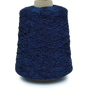 Silk City Fibers, Galaxy Metallic Yarn for Machine Knitting, Weaving and Crochet, Sapphire, 1 Cone, Designer Yarn for Premium Garments, Soft Shawls, and Fine Weight Projects(Sapphire)