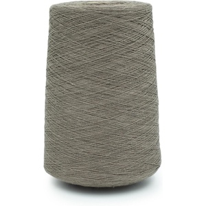 Silk City Fibers, Linen 14, 100% Fine Linen Yarn for Machine Knitting, Weaving and Crochet, Teal, 1 Cone, Designer Yarn for Premium Garments, Soft Shawls, and Lace Weight Projects(Mushroom)