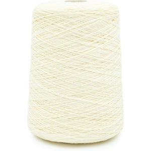 Silk City Fibers, Linen 7, 100% Fine Linen Yarn for Machine Knitting, Weaving and Crochet, Powder Blue, 1 Cone, Designer Yarn for Premium Garments, Soft Shawls, and Sport Weight Projects(Cream)