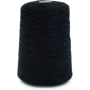 Silk City Fibers, Linen 7, 100% Fine Linen Yarn for Machine Knitting, Weaving and Crochet, Powder Blue, 1 Cone, Designer Yarn for Premium Garments, Soft Shawls, and Sport Weight Projects(Black)