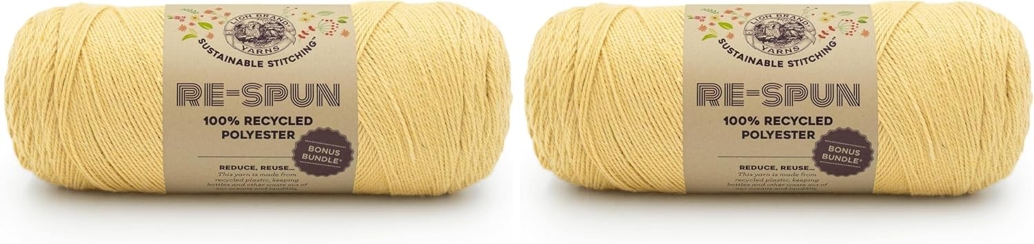 image:imageLion Brand Yarn Respun Bonus Bundle Yarn for Knitting and Crocheting 1 Pack WineSahara