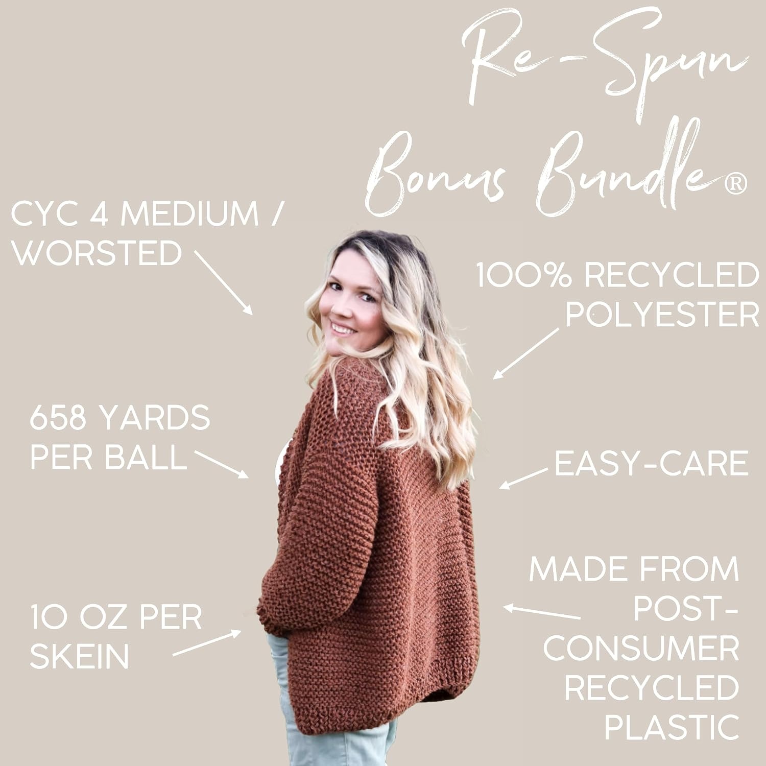 image:imageLion Brand Yarn Respun Bonus Bundle Yarn for Knitting and Crocheting 1 Pack WineWine