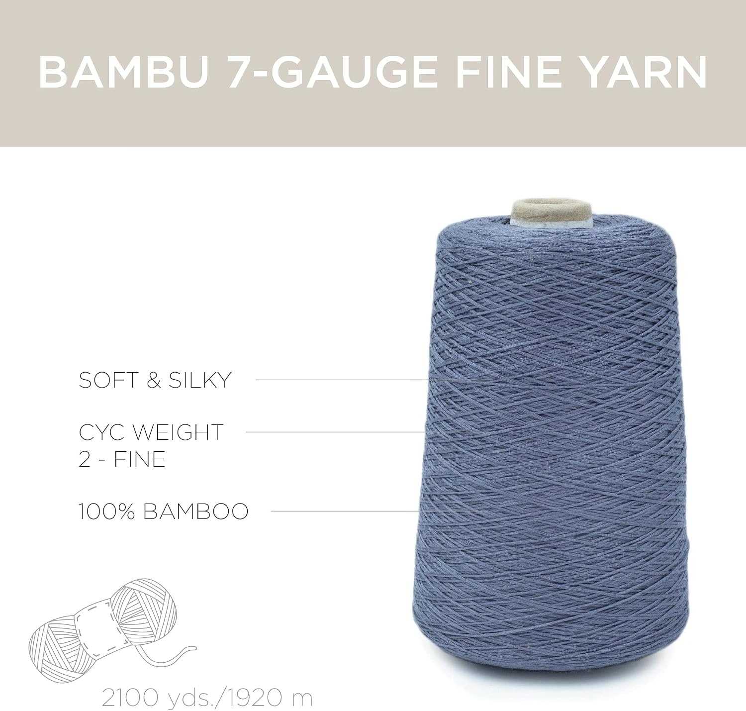 image:imageSilk City Fibers Bambu 7gg 100 Viscose derived from Bamboo Yarn for Machine Knitting Weaving and Crochet Cyclamen 1 Cone Designer Yarn for Garments Soft Shawls and Fingering Weight ProjectsIron