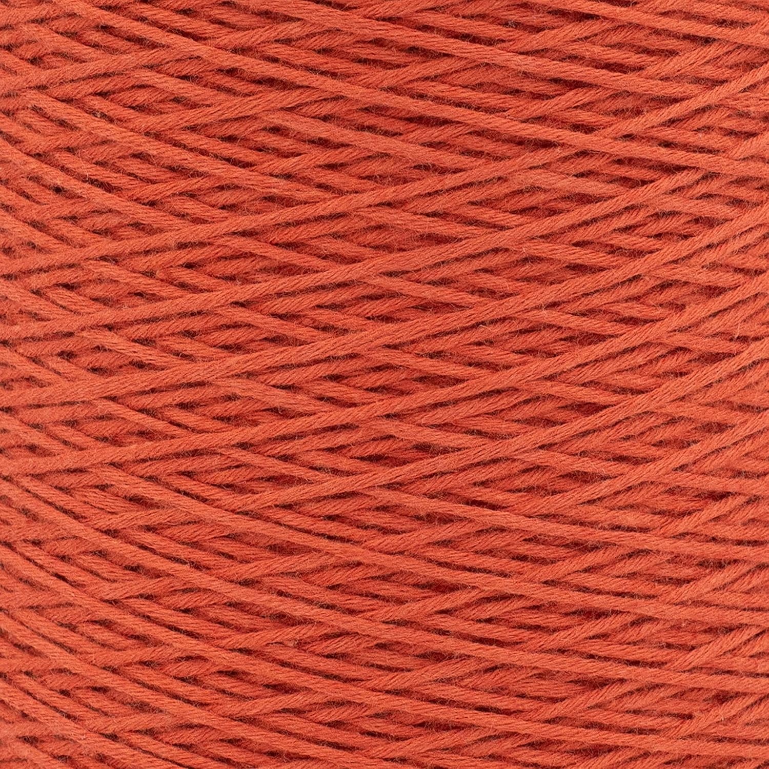 image:imageSilk City Fibers Cotton Bambu Blended Yarn for Machine Knitting Weaving and Crochet Tar 1 Cone Designer Yarn for Premium Garments Soft Shawls and DK Weight ProjectsPersimmon