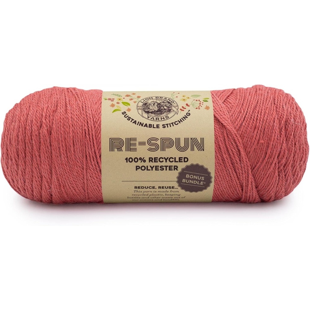 image:imageLion Brand Yarn Respun Bonus Bundle Yarn for Knitting and Crocheting 1 Pack WineCranberry