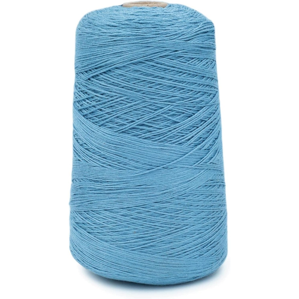 image:imageSilk City Fibers Bambu 7gg 100 Viscose derived from Bamboo Yarn for Machine Knitting Weaving and Crochet Cyclamen 1 Cone Designer Yarn for Garments Soft Shawls and Fingering Weight ProjectsBlue Topaz