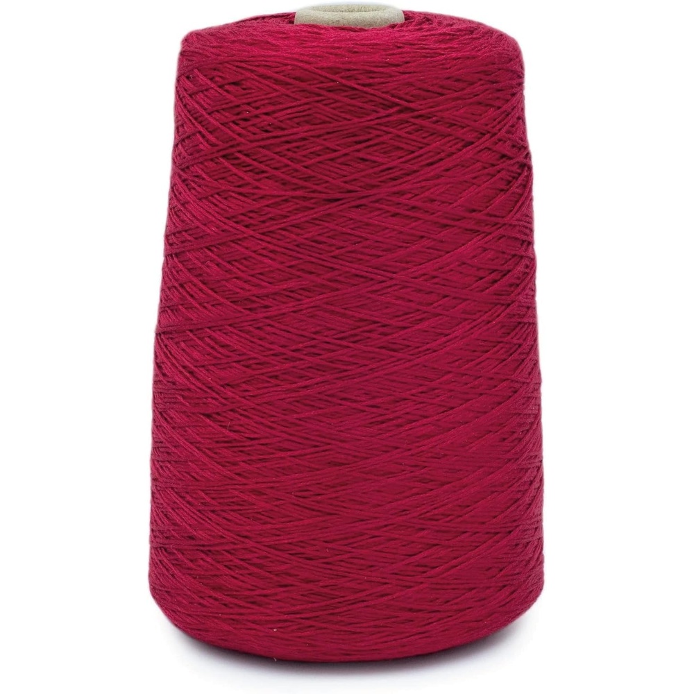 image:imageSilk City Fibers Bambu 7gg 100 Viscose derived from Bamboo Yarn for Machine Knitting Weaving and Crochet Cyclamen 1 Cone Designer Yarn for Garments Soft Shawls and Fingering Weight ProjectsChina Red