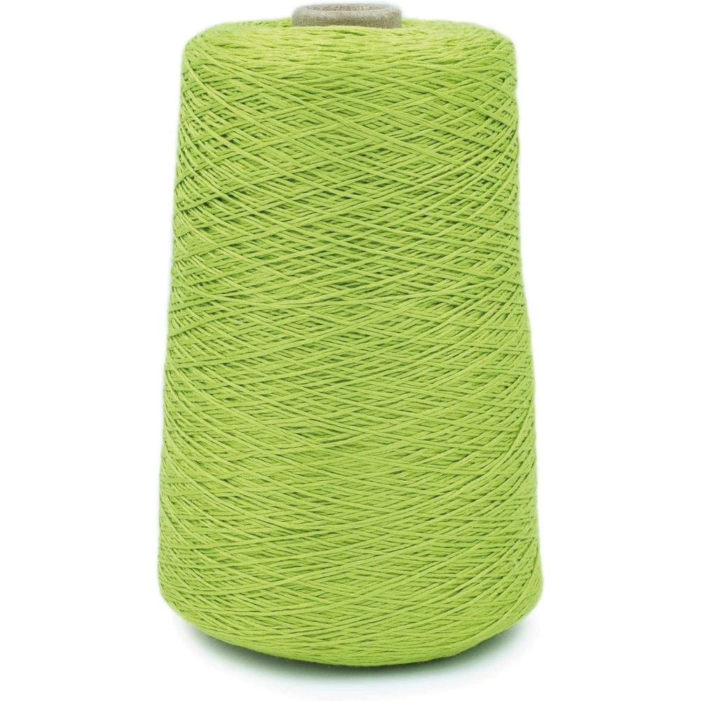 image:imageSilk City Fibers Bambu 7gg 100 Viscose derived from Bamboo Yarn for Machine Knitting Weaving and Crochet Cyclamen 1 Cone Designer Yarn for Garments Soft Shawls and Fingering Weight ProjectsLime