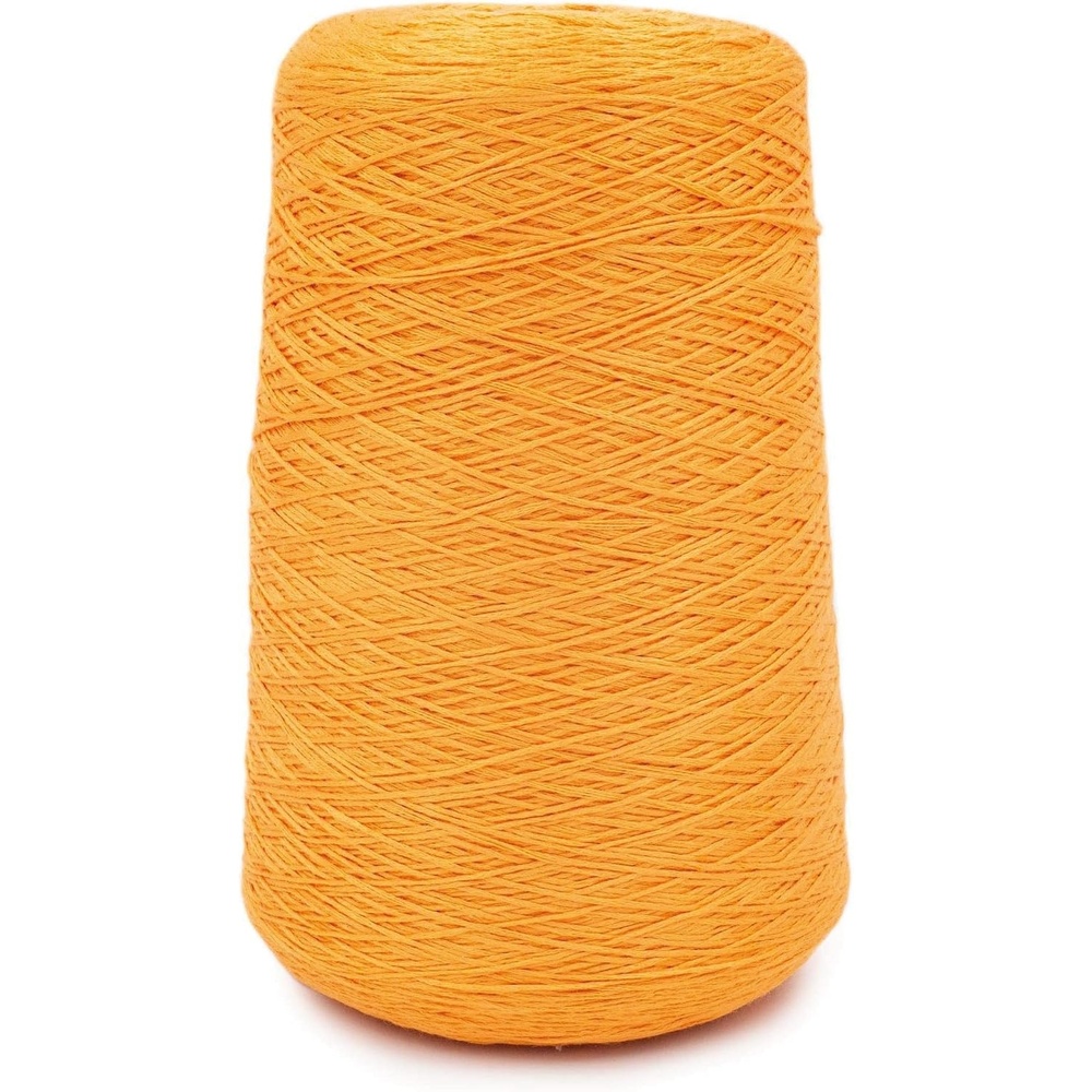 image:imageSilk City Fibers Bambu 7gg 100 Viscose derived from Bamboo Yarn for Machine Knitting Weaving and Crochet Cyclamen 1 Cone Designer Yarn for Garments Soft Shawls and Fingering Weight ProjectsTangerine