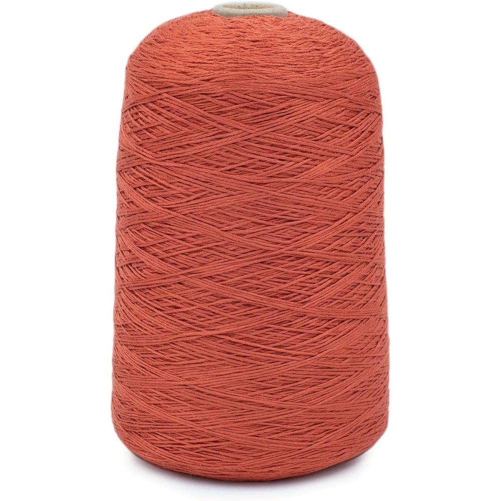 image:imageSilk City Fibers Bambu 7gg 100 Viscose derived from Bamboo Yarn for Machine Knitting Weaving and Crochet Cyclamen 1 Cone Designer Yarn for Garments Soft Shawls and Fingering Weight ProjectsPersimmon