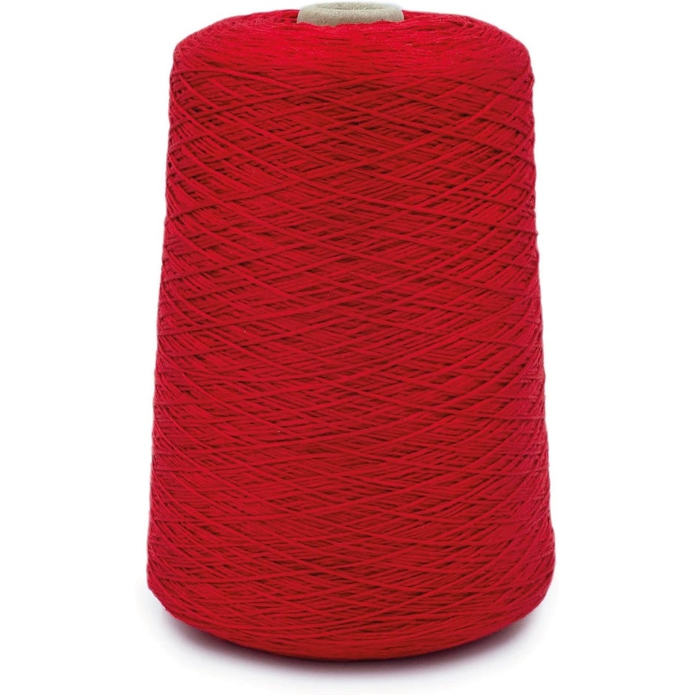 image:imageSilk City Fibers Bambu 7gg 100 Viscose derived from Bamboo Yarn for Machine Knitting Weaving and Crochet Cyclamen 1 Cone Designer Yarn for Garments Soft Shawls and Fingering Weight ProjectsRed Passion