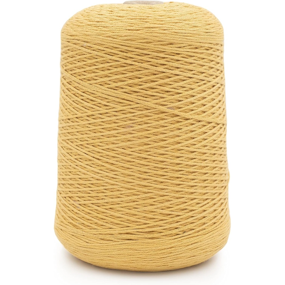 image:imageSilk City Fibers Cotton Bambu Blended Yarn for Machine Knitting Weaving and Crochet Tar 1 Cone Designer Yarn for Premium Garments Soft Shawls and DK Weight ProjectsHoney