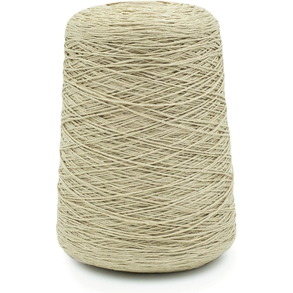 image:imageSilk City Fibers Linen 7 100 Fine Linen Yarn for Machine Knitting Weaving and Crochet Tin 1 Cone Designer Yarn for Premium Garments Soft Shawls and Sport Weight ProjectsFlax