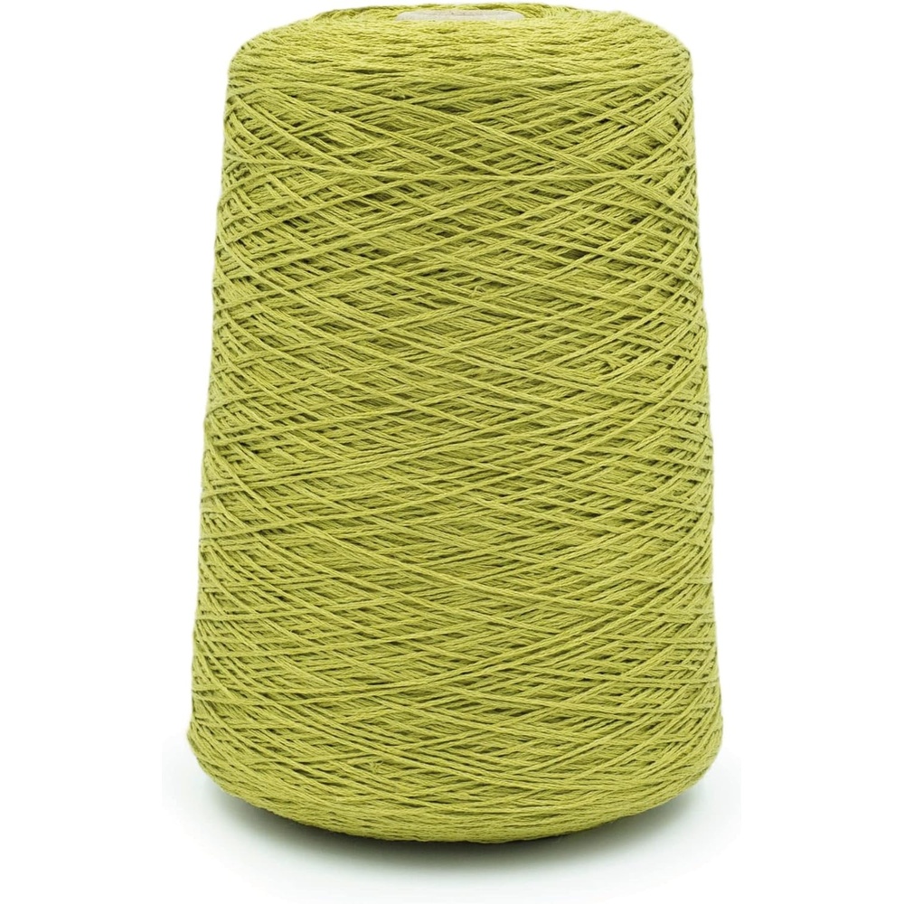 image:imageSilk City Fibers Linen 7 100 Fine Linen Yarn for Machine Knitting Weaving and Crochet Tin 1 Cone Designer Yarn for Premium Garments Soft Shawls and Sport Weight ProjectsGreen Tea