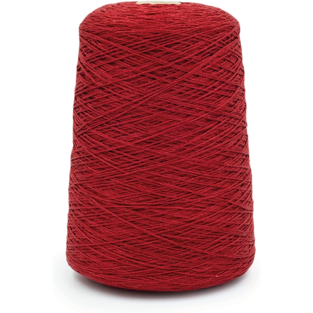 image:imageSilk City Fibers Linen 7 100 Fine Linen Yarn for Machine Knitting Weaving and Crochet Tin 1 Cone Designer Yarn for Premium Garments Soft Shawls and Sport Weight ProjectsFire Red