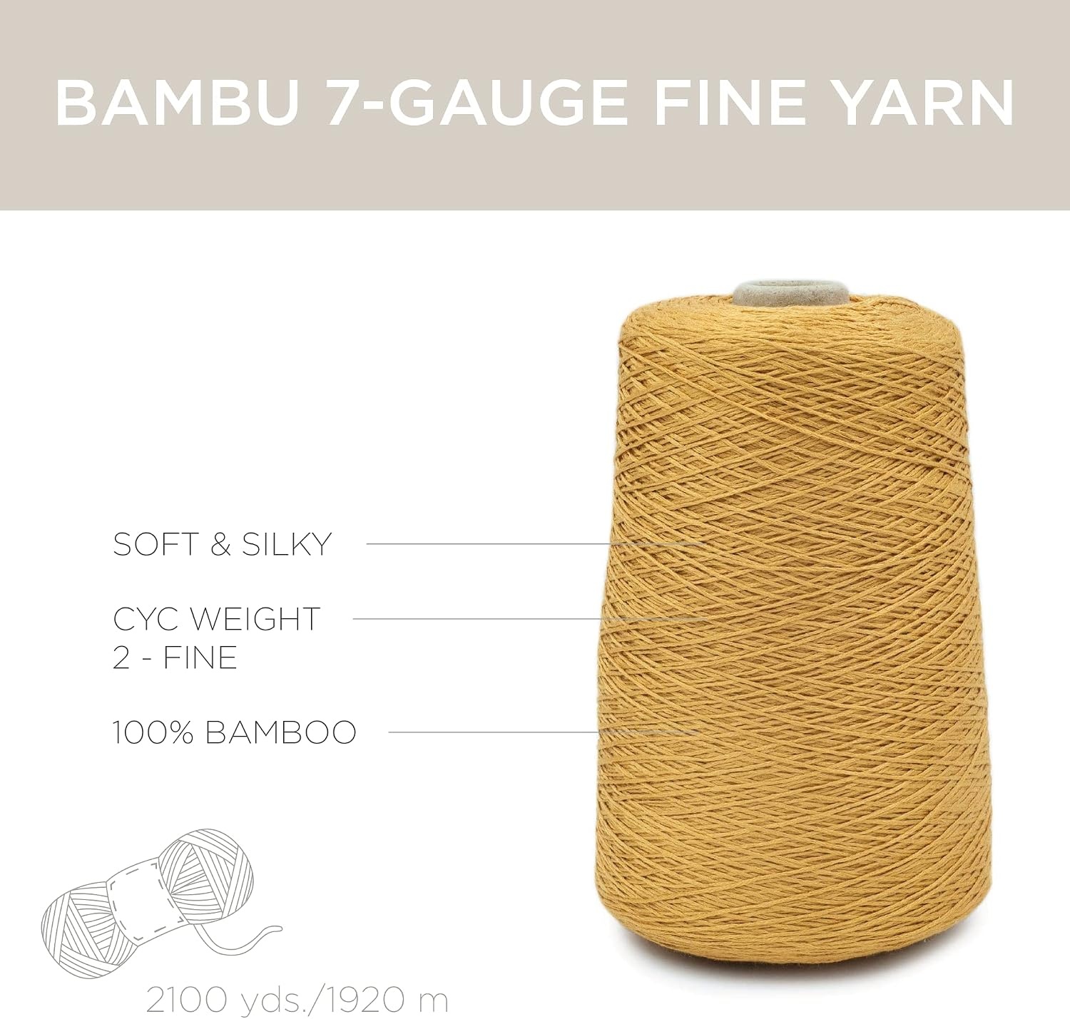 image:imageSilk City Fibers Bambu 7gg 100 Viscose from Bamboo Mint 1 Cone Designer Yarn for Machine Knitting Weaving and Crochet Garments Soft Shawls and Fingering Weight ProjectsTopaz