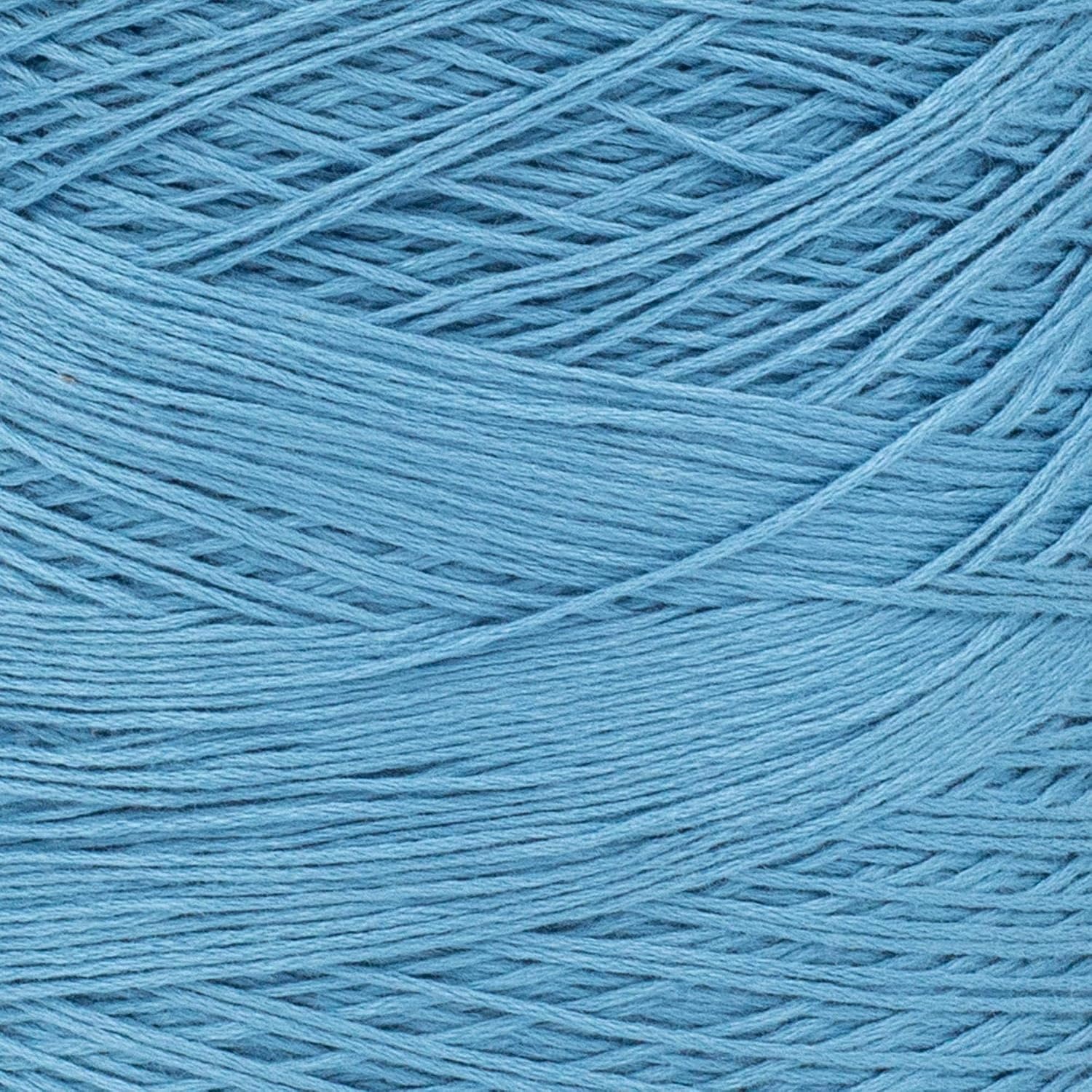 image:imageSilk City Fibers Bambu 7gg 100 Viscose from Bamboo Mint 1 Cone Designer Yarn for Machine Knitting Weaving and Crochet Garments Soft Shawls and Fingering Weight ProjectsBlue Topaz