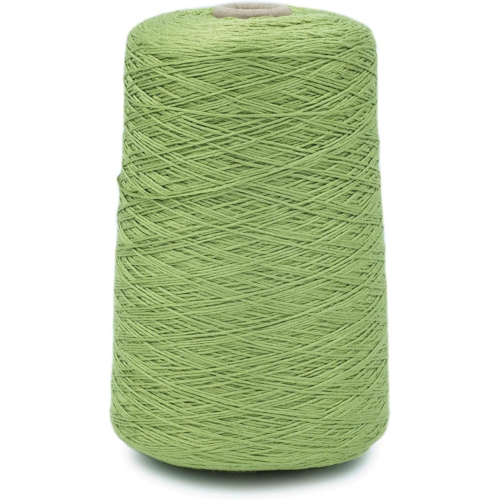 image:imageSilk City Fibers Bambu 7gg 100 Viscose from Bamboo Mint 1 Cone  Designer Yarn for Machine Knitting Weaving and Crochet Garments Soft Shawls and Fingering Weight ProjectsSnow Pea