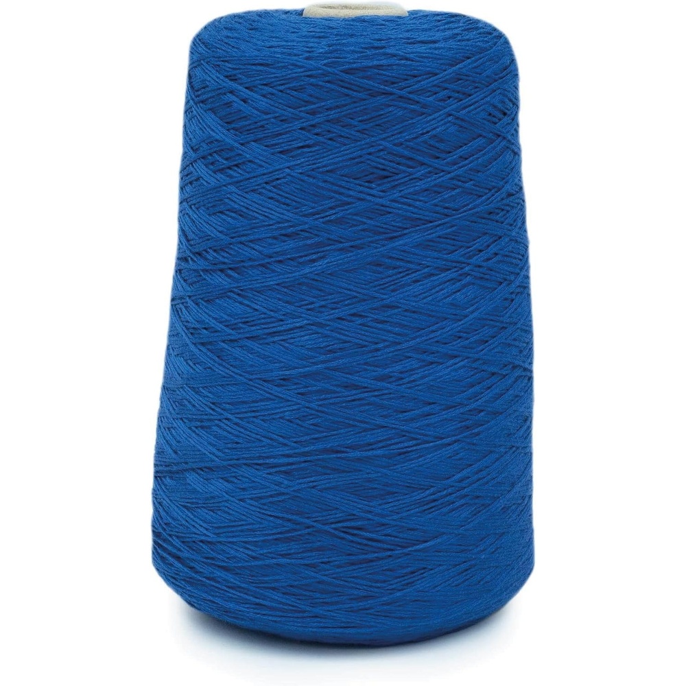 image:imageSilk City Fibers Bambu 7gg 100 Viscose from Bamboo Mint 1 Cone  Designer Yarn for Machine Knitting Weaving and Crochet Garments Soft Shawls and Fingering Weight ProjectsEmperor Blue