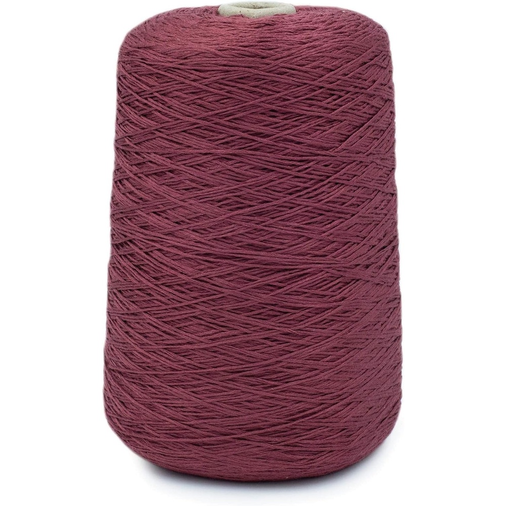 image:imageSilk City Fibers Bambu 7gg 100 Viscose from Bamboo Mint 1 Cone  Designer Yarn for Machine Knitting Weaving and Crochet Garments Soft Shawls and Fingering Weight ProjectsDubonnet