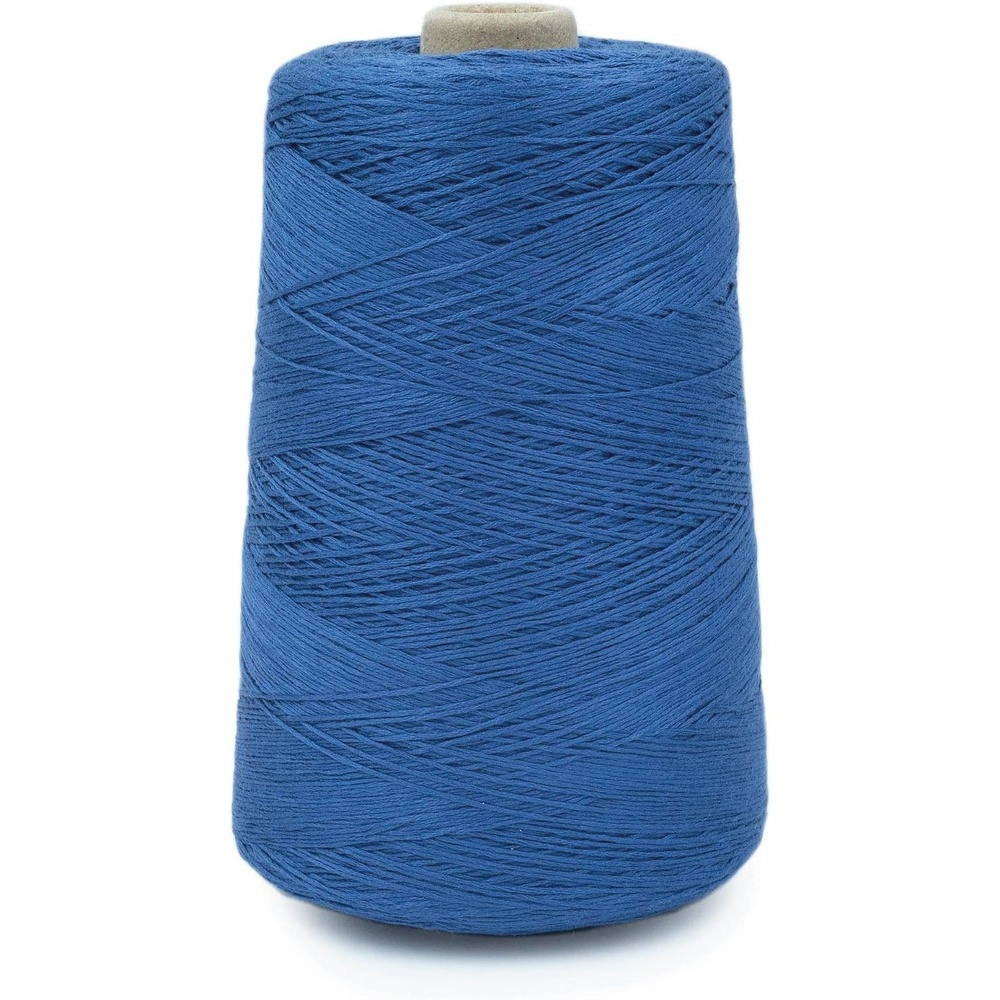 image:imageSilk City Fibers Bambu 7gg 100 Viscose from Bamboo Mint 1 Cone Designer Yarn for Machine Knitting Weaving and Crochet Garments Soft Shawls and Fingering Weight ProjectsSapphire