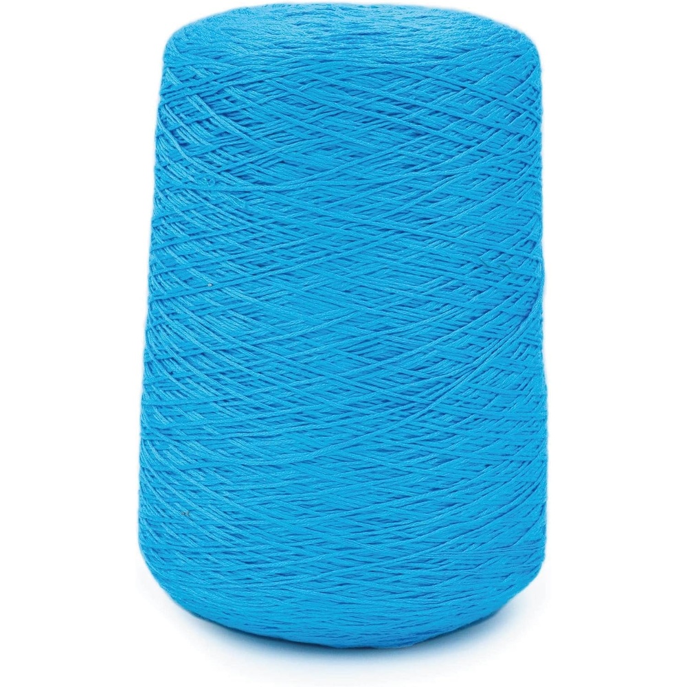 image:imageSilk City Fibers Bambu 7gg 100 Viscose from Bamboo Mint 1 Cone  Designer Yarn for Machine Knitting Weaving and Crochet Garments Soft Shawls and Fingering Weight ProjectsAztec Blue