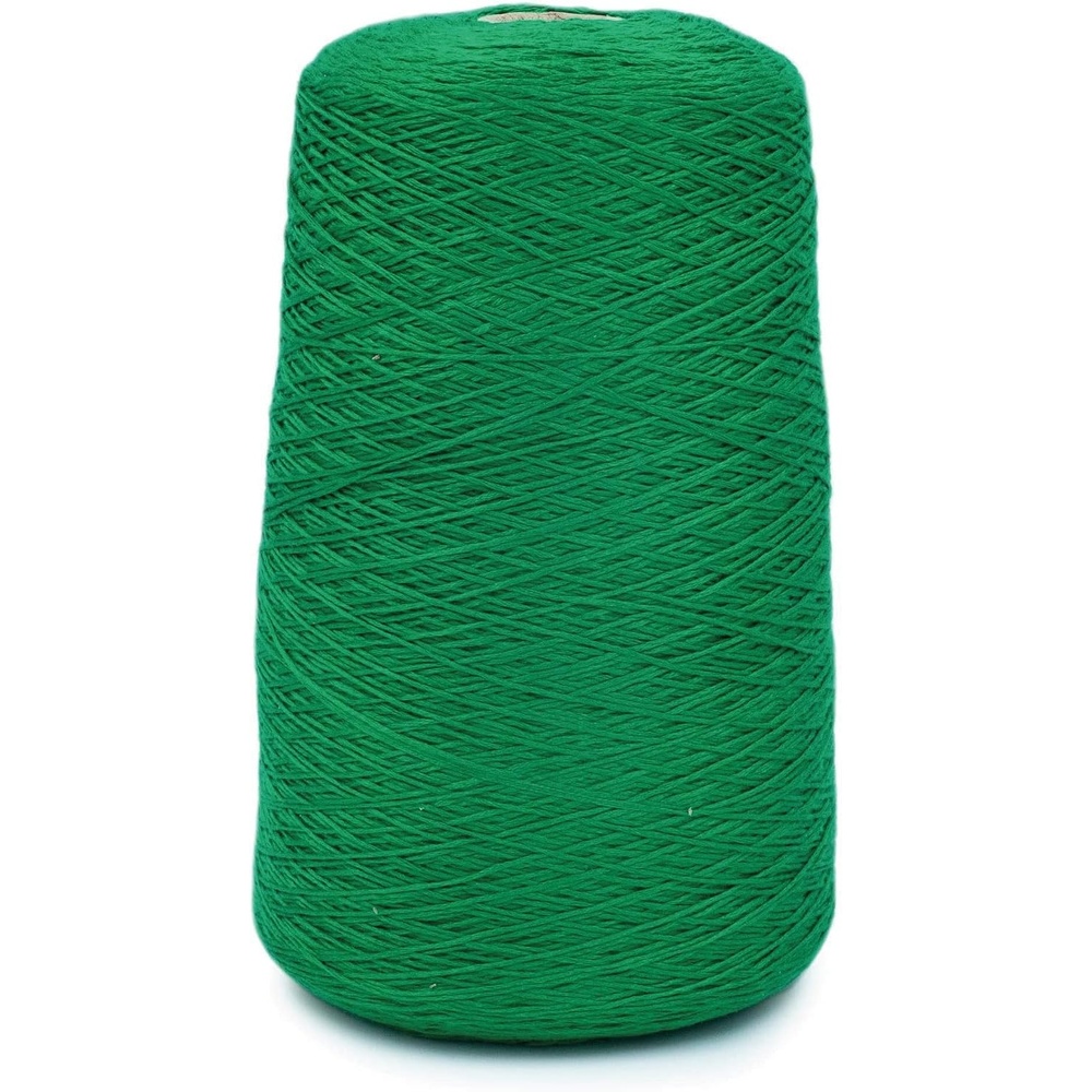 image:imageSilk City Fibers Bambu 7gg 100 Viscose from Bamboo Mint 1 Cone Designer Yarn for Machine Knitting Weaving and Crochet Garments Soft Shawls and Fingering Weight ProjectsShamrock