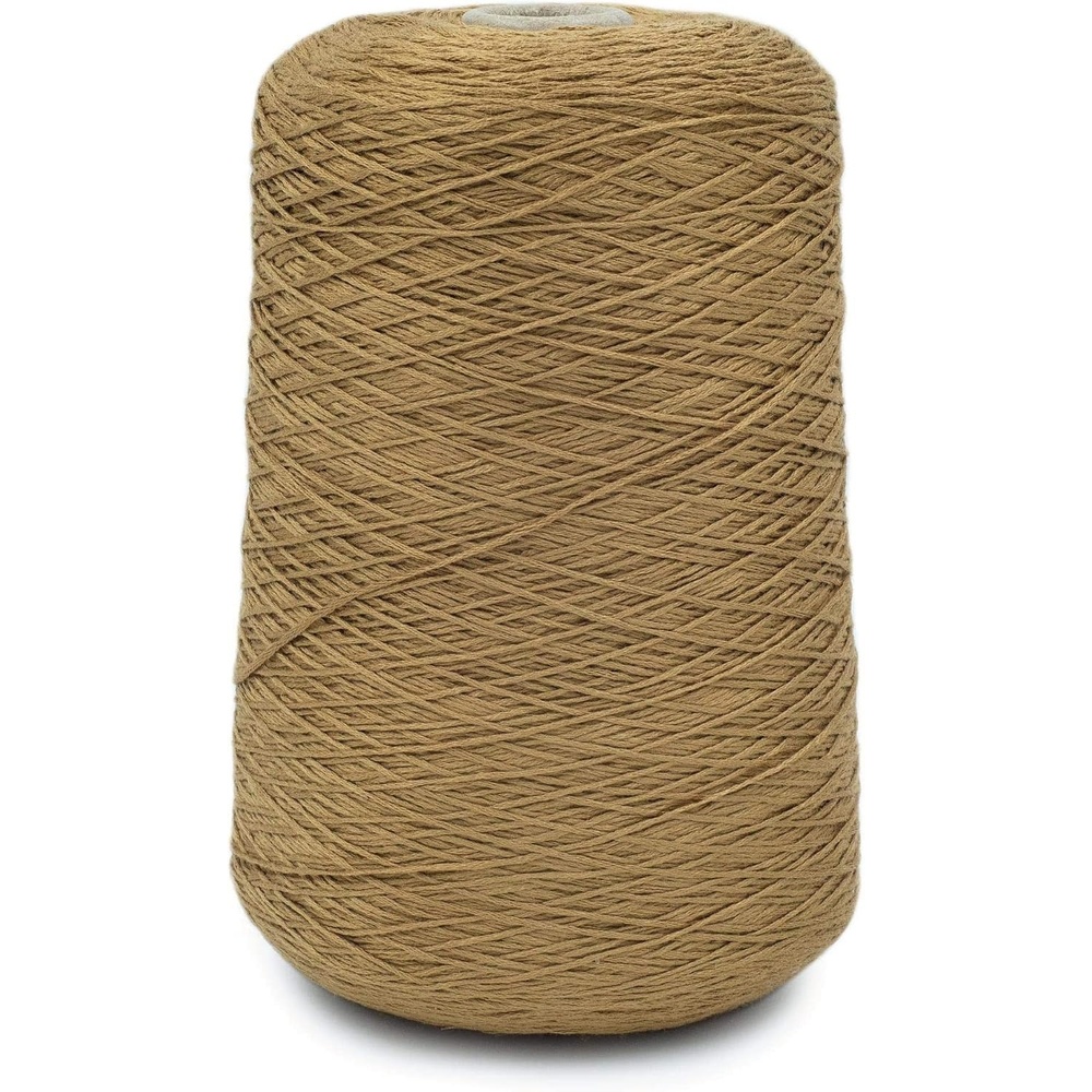 image:imageSilk City Fibers Bambu 7gg 100 Viscose from Bamboo Mint 1 Cone  Designer Yarn for Machine Knitting Weaving and Crochet Garments Soft Shawls and Fingering Weight ProjectsAntique Brass