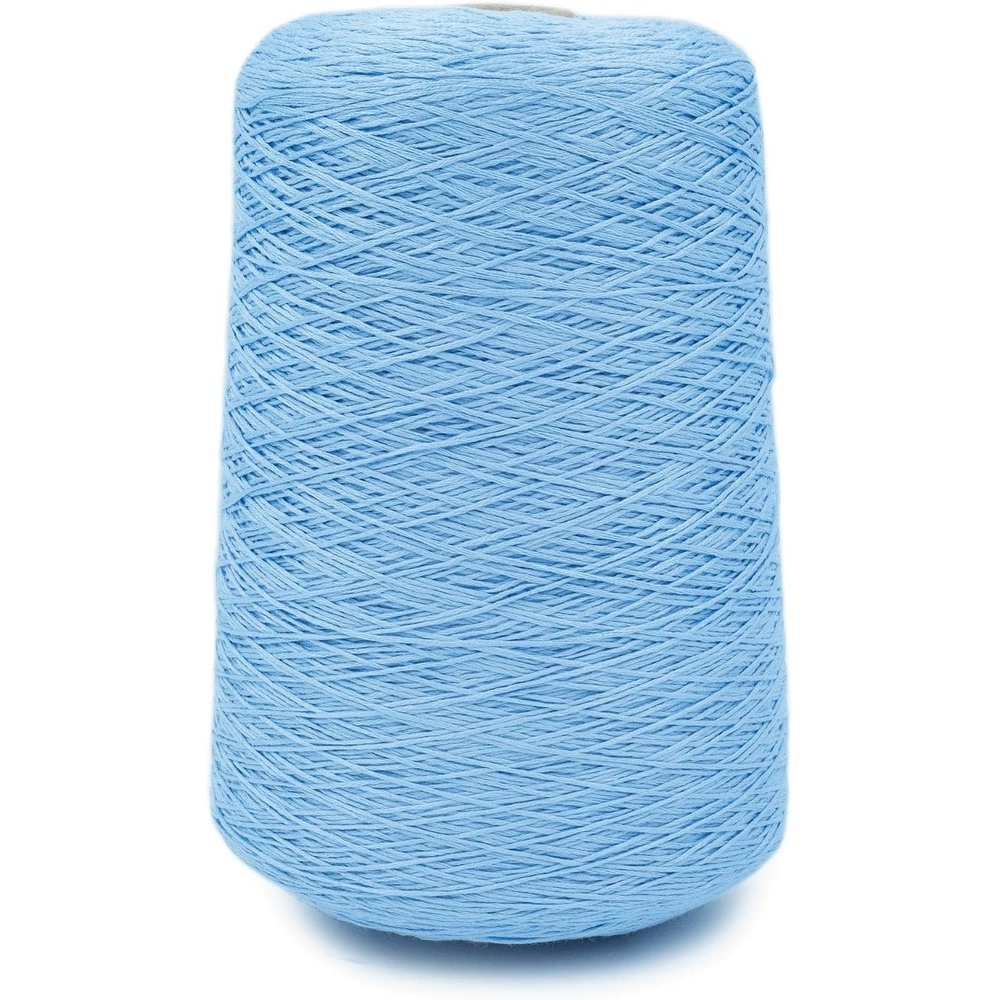 image:imageSilk City Fibers Bambu 7gg 100 Viscose from Bamboo Mint 1 Cone Designer Yarn for Machine Knitting Weaving and Crochet Garments Soft Shawls and Fingering Weight ProjectsSky