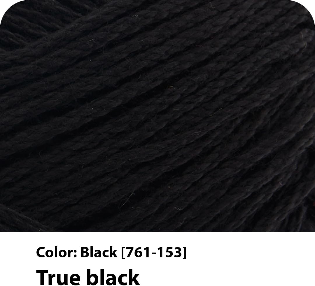 image:imageLion Brand Yarn 247 Cotton Mercerized Lightweight Yarn for Knitting Crochet and Crafts Beachcomber 5 Pack Multicolor Pack of Natural Fiber for Breathable Tops Durable Bags and Dish ClothsBlack